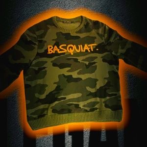 Sean John BASQUIAT CAMO SWEATER